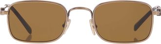 Miu Miu Brown Rectangular Ladies Sunglasses MU A53S 26C09Z 49