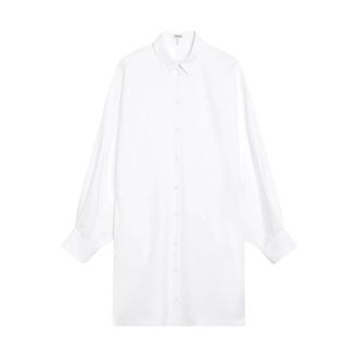 Loewe Shirt Dress in Katoen - Dames - Jurken - Wit - Maat: 2XS Katoen