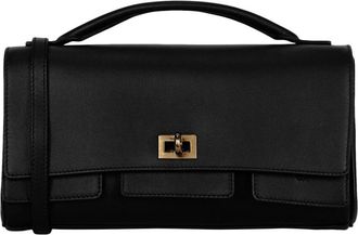 Balenciaga Bel Air Small Leather Clutch