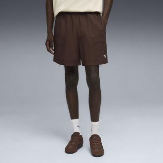 Puma Shorts cargo WARDROBE ESS vestibilit&agrave; comoda da 6 da uomo, Abbigliamento, Marrone, XXL