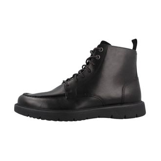 Geox U Pove Veterlaars - Heren - Schoenen - Zwart - Maat: 43 EU Leer