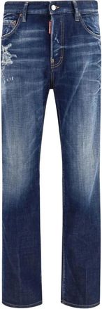 Dsquared2 Slim Jeans - Heren - Regular Fit Jeans - Blauw - XL - Katoen - Jeans
