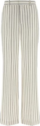 Balmain White Striped pants