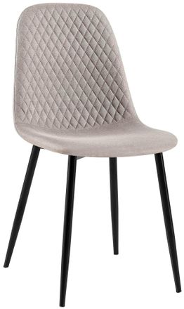 Clp Silla De Comedor Giverny En Tela O Terciopelo Tela Gris