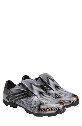 Yohji Yamamoto F50 Tunit Firm Ground Football Boot in Black/Black/Blk at Nordstrom, Size 11.5 Womens
