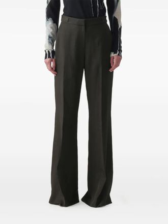 Jason Wu Pantaloni con spacco posteriore - Verde