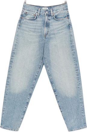 A Gold E Faded Pressed-crease Jeans