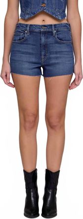 Hidden Jeans Finn Micro Shorts In Blue