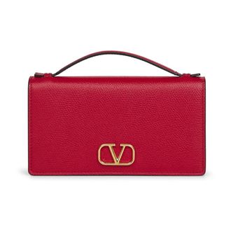 Valentino Garavani Dames, Tassen, Rood, Maat: ONE Size Leer
