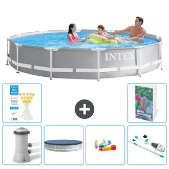 Intex Piscina Prism Frame Redonda - 366x76 Cm - 7-piezas S269
