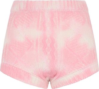 Red Valentino Short Shorts - Dames - Bermuda - Roze - S - Polyester - Korte Broeken