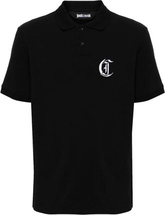 Just Cavalli Stijlvolle T-shirts en Polos - Heren - Polos - Zwart - XS - Tops