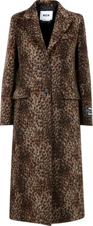 Msgm Coats Spotted