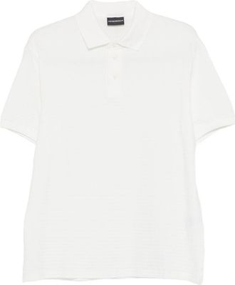 Emporio Armani Polo in cotone con logo Emporio Armani