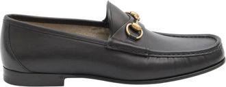 Gucci Schoenen, Heren, Zwart, 41 EU, Leer, Leren Loafer