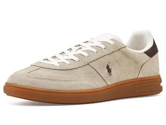 Polo Ralph Lauren Bedford Suede Sneakers Mens Shoes Milkshake/Dark Brown : 10.5 D - Medium
