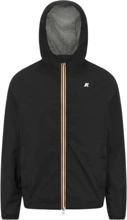K-Way Jack Stretch Nylon Jersey - Heren - Regenjassen - Zwart - XL - Nylon - Jassen
