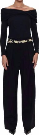 Pistola Denim Eden Pleated Barrel Trouser In Night Out
