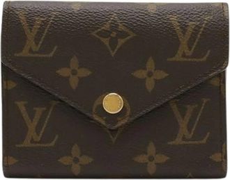 Louis Vuitton Pre-owned Wallets, female, Brown, Size: ONE SIZE Pre-owned Canvas Wallet