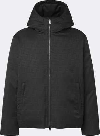 Fendi FF Zucca hooded down jacket