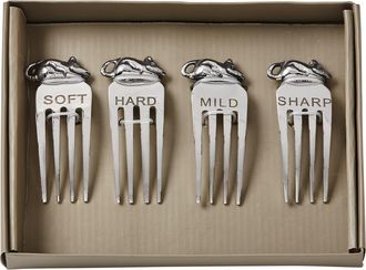 Tag Mice Cheese Marker Set of Four Stainless Steel Utensils in Silver at Nordstrom