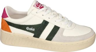 Gola Schoenen, Dames, Veelkleurig, 41 EU, Leer, Grandslam Trident Trainer