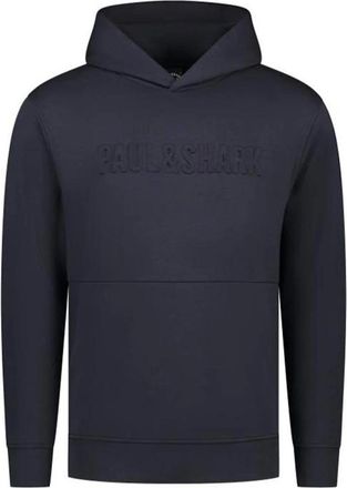 Paul & Shark Paul & Shark, Hoodies, male, Blue, Size: S Casual Sweatshirt for Everyday Wear