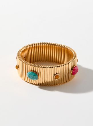 Gas Bijoux Womens Strada wide bangle bracelet