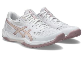 Asics Gel-Rocket 12 Womens Shoes White/Pearl Pink : 10.5 B - Medium, Synthetic