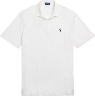 Polo Ralph Lauren Polo Pony-embroidered short-sleeve polo shirt - men - Linen/Flax/Cotton - M - White