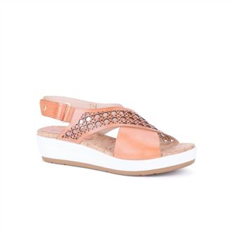 Pikolinos Womens Mykonos Sandal In Apricot
