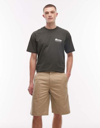 Dickies 247 - Pantaloncini color cuoio-Marrone
