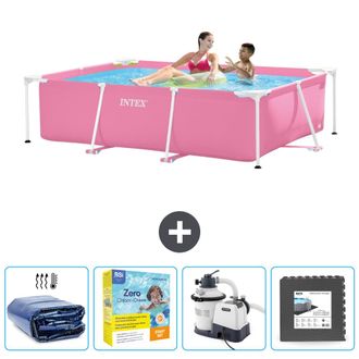 Intex Piscina Con Estructura Rectangular - 220x150x60 Cm - 7-piezas Scb68