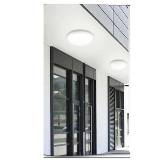 Trade Shop Trade Shop Traesio - Trade Shop - Plafoniera A Soffitto Da Giardino A Led 24w Luce Fredda Calda Naturale Ip65 Es52