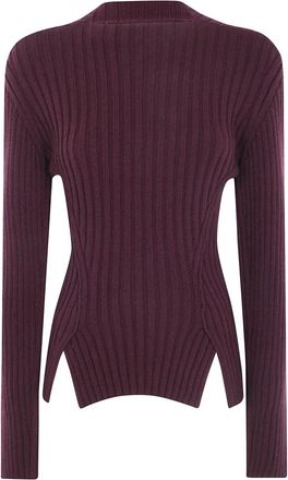 Victoria Beckham Round-neck Truien - Dames - Ronde hals truien - Rood - M - Truien & Vesten