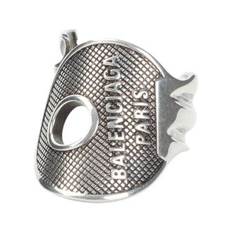 Balenciaga Neverlost Ring - male - Balenciaga - Rings - Gray - 56 MM - Accessories