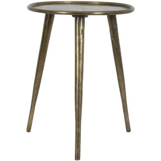 Light And Living Light & Living Mesa Auxiliar Babina Bronce Antiguo - &Oslash;36x47 Cm