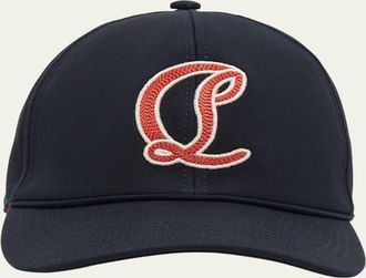 Christian Louboutin Mens Mooncrest Baseball Cap
