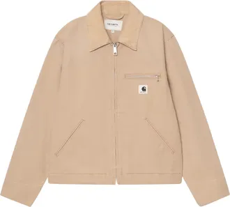 Carhartt Work in Progress Boxy Cropped Jacket with Adjustable Snap Buttons