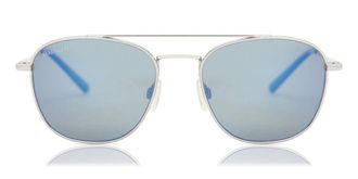 Serengeti Eyewear Carroll Polarized SS542002 Mens Sunglasses Silver Size 53