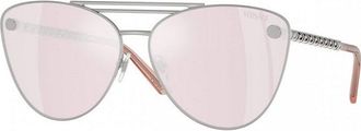 Versace VE2267 10007V Silver/Pink Mirror White