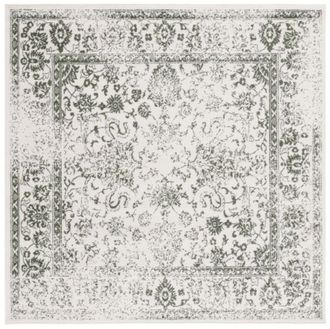 Safavieh Alfombra marfil / verde 183 x 183 cm