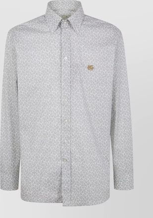 Etro long sleeve shirt button down collar