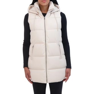 Sebby Quilted Puffer Vest in Ivory at Nordstrom Rack, Size X-Small