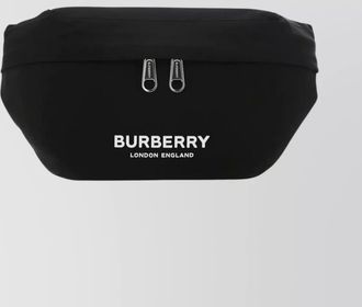 Burberry logo print nylon belt bag