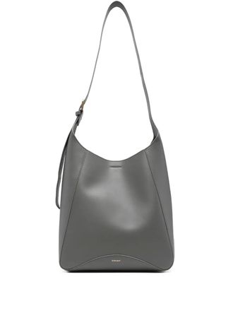 SOEUR Uma shoulder bag - women - LWG-Certified Calf Leather/Lamb Skin/Cotton - One Size - Grey