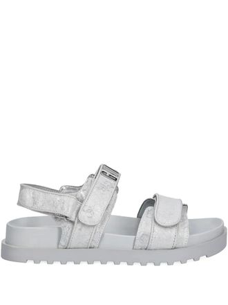 Guess Co Fadison metallic-effect sandals - women - Polyester/Rubber/Fabric - 36 - Silver