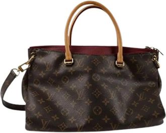 Louis Vuitton Pre-owned Handbags, female, Brown, Size: ONE SIZE Pre-owned Palais MM Tote Shoulder Bag