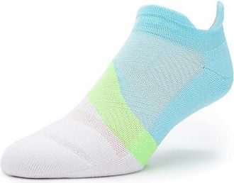 Feetures Elite Light Cushion Tab Quarter Length Socks Shoes Cool Plunge : SM (US Womens Shoe 4-6.5), Nylon/Polyester/Spandex