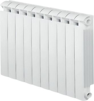 Global Calefactor Central Klass 700 De Fundici&oacute;n De Aluminio, 10 Elementos, Blanco, 1480w